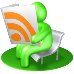 Green RSS Reader Icon 256x256 png